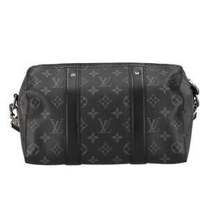 Louis Vuitton Black City Eclipse Monogram Keepall